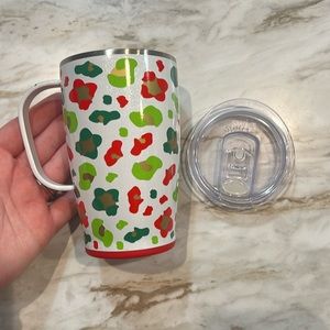 Christmas Cheetah Print Swig 20Oz coffee mug!